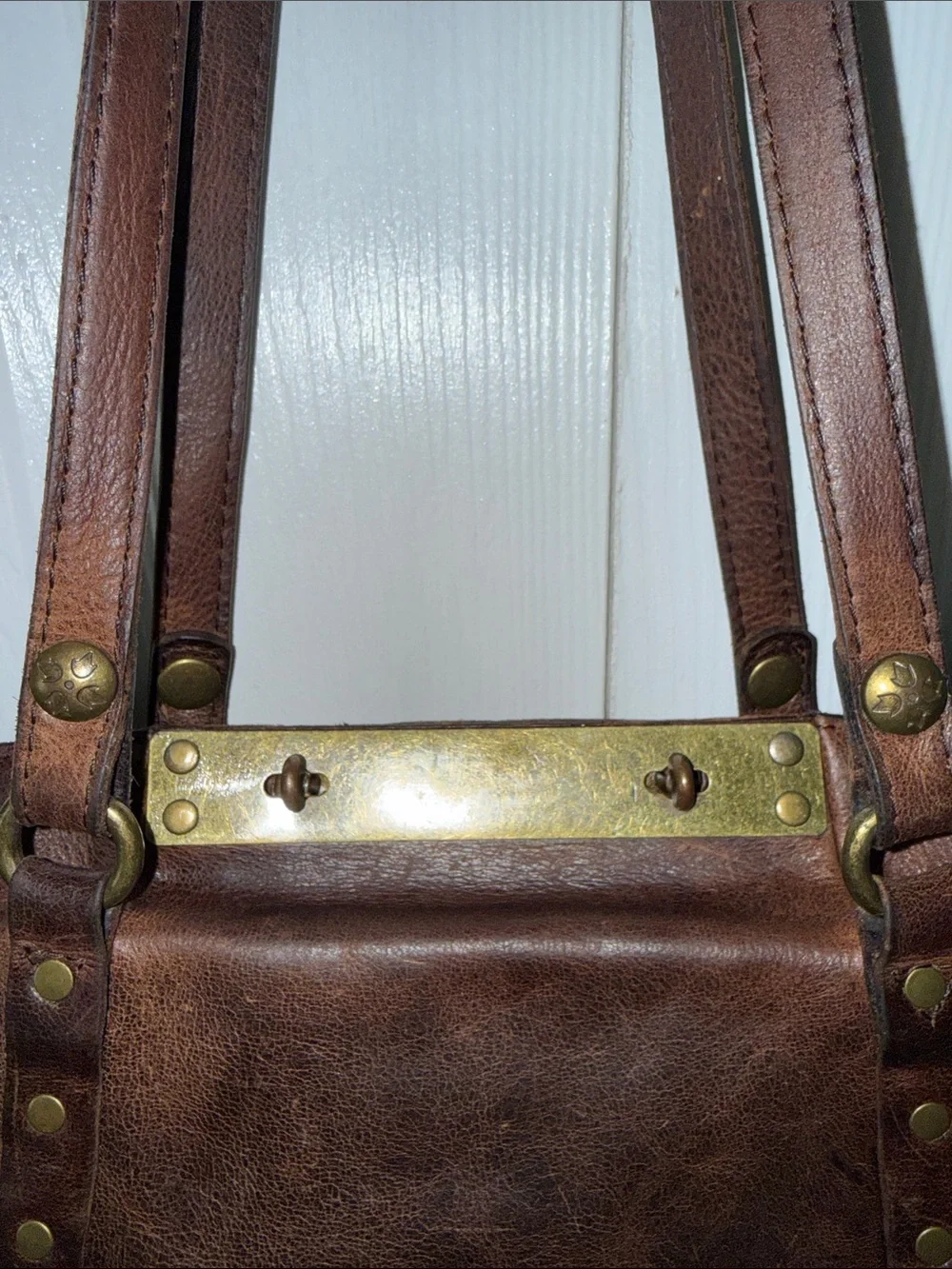 Patricia Nash Benvenuto Tote dark brown Large shoulder bag